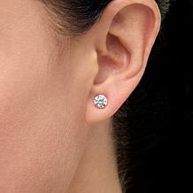 Radiance by Absolute™ 10K Gold 3.3ctw Round Solitaire Stud Earrings