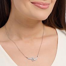 Radiance by Absolute™ 1.175ctw CZ Oval Pendant Necklace