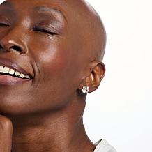 Radiance by Absolute™ 11ctw 10mm Octagon Step-Cut Stud Earrings