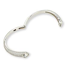 Radiance by Absolute™ 13.84ctw Pear and Pavé Bypass Cuff