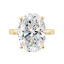 Radiance by Absolute™ 14.34ctw Oval Solitaire Ring