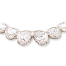 Radiance by Absolute™ 16" 75.35ctw Pear-Cut Stone Statement Necklace