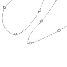 Radiance by Absolute™ 16" and 24" Station Necklace 2-piece Set