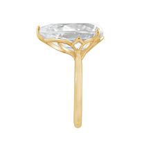 Radiance by Absolute™ 19.45ctw Pear Cut Solitaire Ring