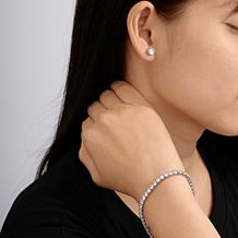 Radiance by Absolute™ 22.40ctw Round Stone Bracelet and Earrings Set