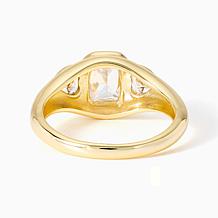 Radiance by Absolute 3 Stone Bezel Statement Ring