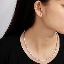 Radiance by Absolute™ 32.33ctw Round Stone Necklace and Earrings Set