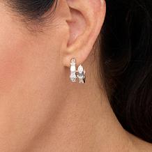 Radiance by Absolute™ 3.30ctw Snake-Style Wrap Hoop Earrings