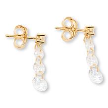 Radiance by Absolute™ 3.50ctw 4-Stone Floating Drop Earrings