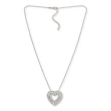 Radiance by Absolute™ 4.37ctw Open Heart Pendant with 18" Chain
