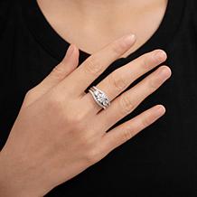 Radiance by Absolute™ 4.67ctw Round 3-Stone Engagement Ring Set