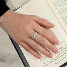 Radiance by Absolute™ 4.96ctw Emerald-Cut Graduated 5-Stone Ring