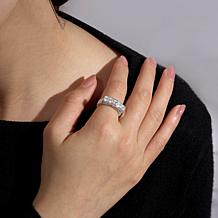 Radiance by Absolute™ 5.05ctw Square and Baguette Channel Band Ring