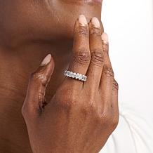 Radiance by Absolute™ 5.25ctw Sterling Silver Oval Eternity Ring