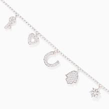 Radiance by Absolute™ 7.09ct CZ Marysol Patton 5-Charm Necklace