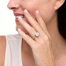 Radiance by Absolute™ 8.70ct Round Solitaire Bypass Ring