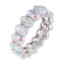 Radiance by Absolute™ Aurora Borealis Oval Cut Eternity Ring