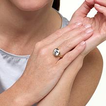 Radiance by Absolute™ Couture Gold-Plated Bezel-Set Solitaire Ring