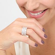 Radiance by Absolute™ Couture Pear and Marquise Wide Band Ring