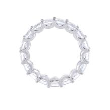 Radiance by Absolute™ Cushion-Cut Eternity Style Wedding Band Ring