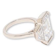 Radiance by Absolute™ Emerald Cut and Baguette Trilogy Ring