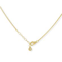 Radiance by Absolute™ Goldtone Round and Emerald Cut Y-Necklace