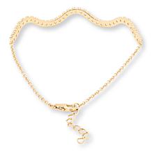 Radiance by Absolute™ Goldtone Wave Tennis Bracelet