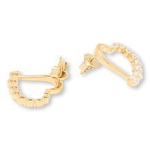 Radiance by Absolute™ Graduated Open Heart Earrings