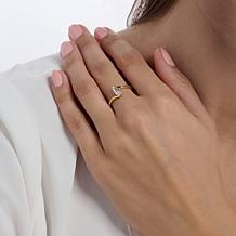 Radiance by Absolute™ Marquise CZ Sterling Silver Ring