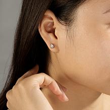 Radiance by Absolute™ Pear Cut 3-pair Solitaire Stud Earrings Set