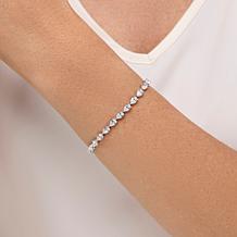 Radiance by Absolute™ Pear Cut Magic Magnet Clasp Line Bracelet