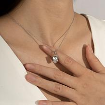 Radiance by Absolute™ Pear Cut Solitaire Pendant Drop Necklace