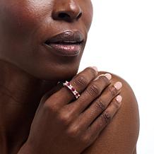 Radiance by Absolute™ Simulated Colored Gem and CZ Band Ring