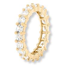 Radiance by Absolute™ Simulated Diamond 3mm Asscher Eternity Ring