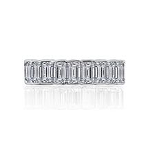 Radiance by Absolute™ Simulated Diamond Emerald Cut Eternity Ring