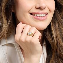 Radiance by Absolute™ Stainless Steel 3ct Pear-Cut CZ Ring