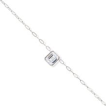 Radiance by Absolute™ Sterling Silver Emerald Cut Pendant Necklace