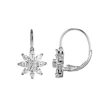 Radiance by Absolute™ Sterling Silver Floral Drop Earrings