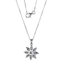 Radiance by Absolute™ Sterling Silver Floral Pendant with Chain
