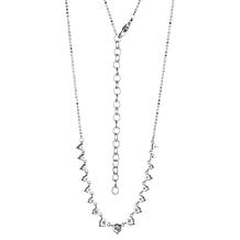 Radiance by Absolute™ Sterling Silver Frontal Station Necklace