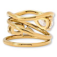 Radiance by Absolute™ Triple Wire Illusion Ring