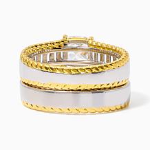 Radiance by Absolute Two-Tone Ring Set