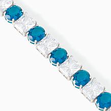 Radiance by Absolute™ White & Blue CZ Tennis Bracelet