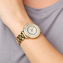 Radiance by Absolute Women's Floating Stones Bracelet Watch
