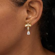 Radiance by Absolute™ x Katharine McPhee Pear and Round Bow Earrings