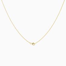Radiant Two-Tone Enamel Pendant w/ Chain