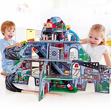 Railway Mighty Mountain Train Set- Multi-Level Play with Accessories