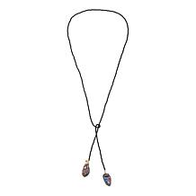 Rarities Baroque Cultured Pearl and Gemstone Lariat Necklace