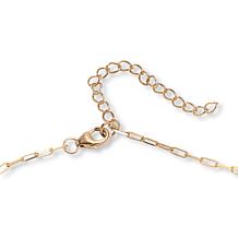 Rarities Gold-Plated Abalone Doublet Celestial Pendant with Chain