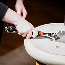 Rarities Gold-Plated White Topaz and Rutilated Quartz Drop Earrings